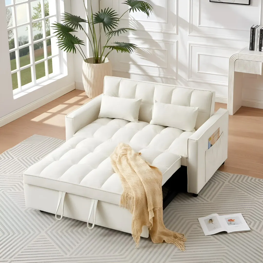 1754313501-1-Photoroom.webp Bailey – 3-i-1 Bäddsoffa med Utdragbar Säng - Bilde 1